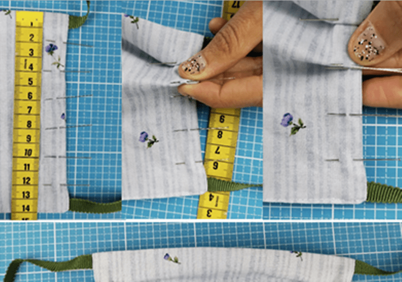 Ako ušiť rúško - krok 6