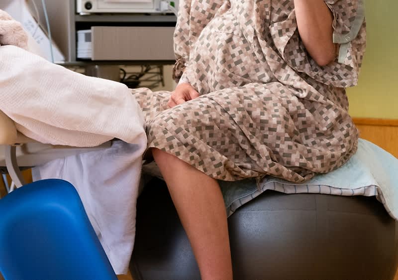tehotná žena v nemocnici