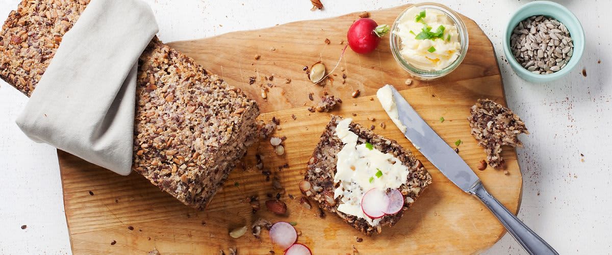 Orechový chlieb: vegánsky a bezlepkový