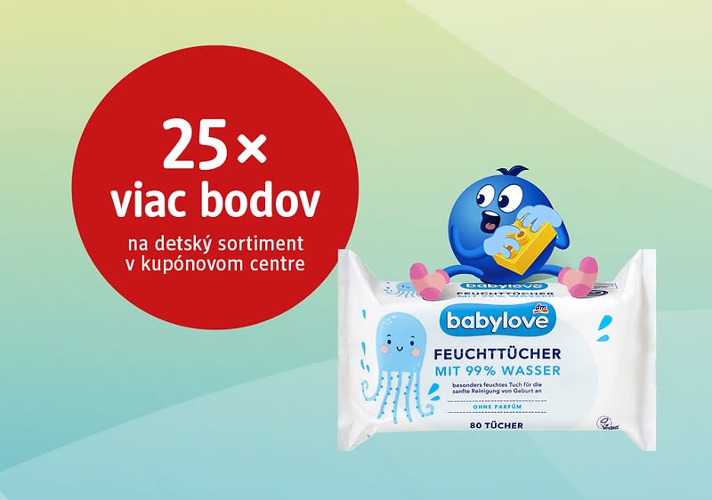 10-násobné body za nákup v kupónovom centre