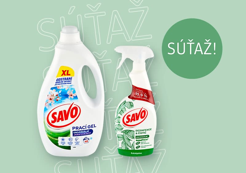 súťaž o balíčky so zn. Savo