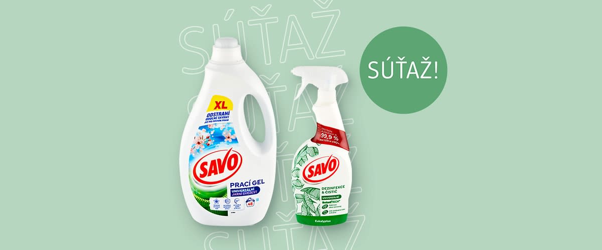 súťaž o balíčky so zn. Savo