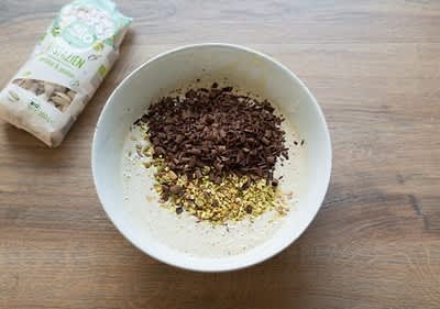 Zmiešané suroviny v miske