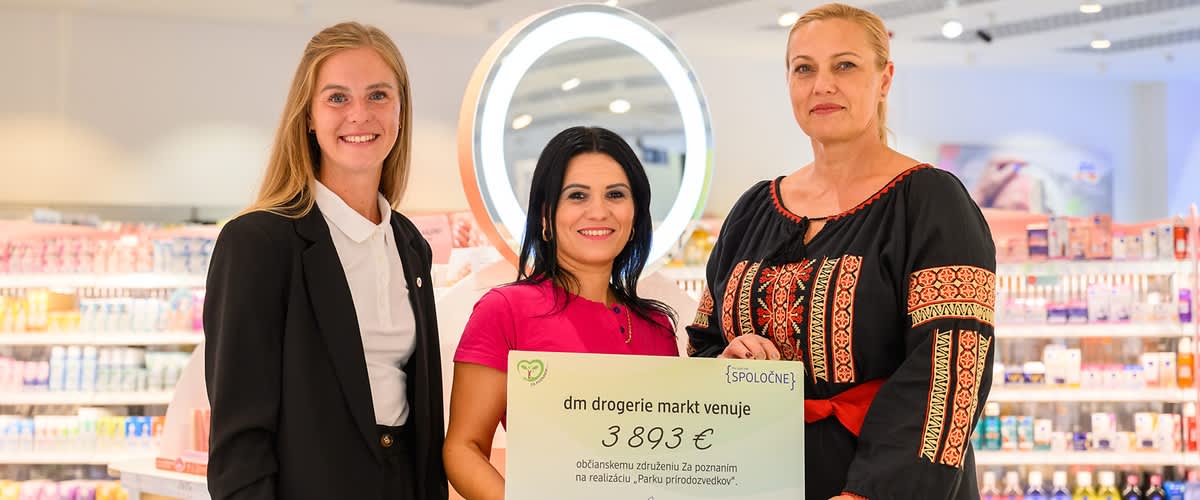 Odovzdanie symbolického šeku