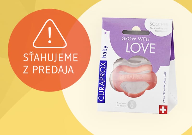 Stiahnutie z predaja Curaprox cumlík 22.09.2025