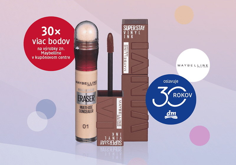 30 rokov dm s Maybelline 