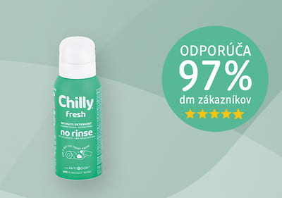 Chilly fresh intímny čistiaci sprej s odporúčaním 97% zákazníkov dm