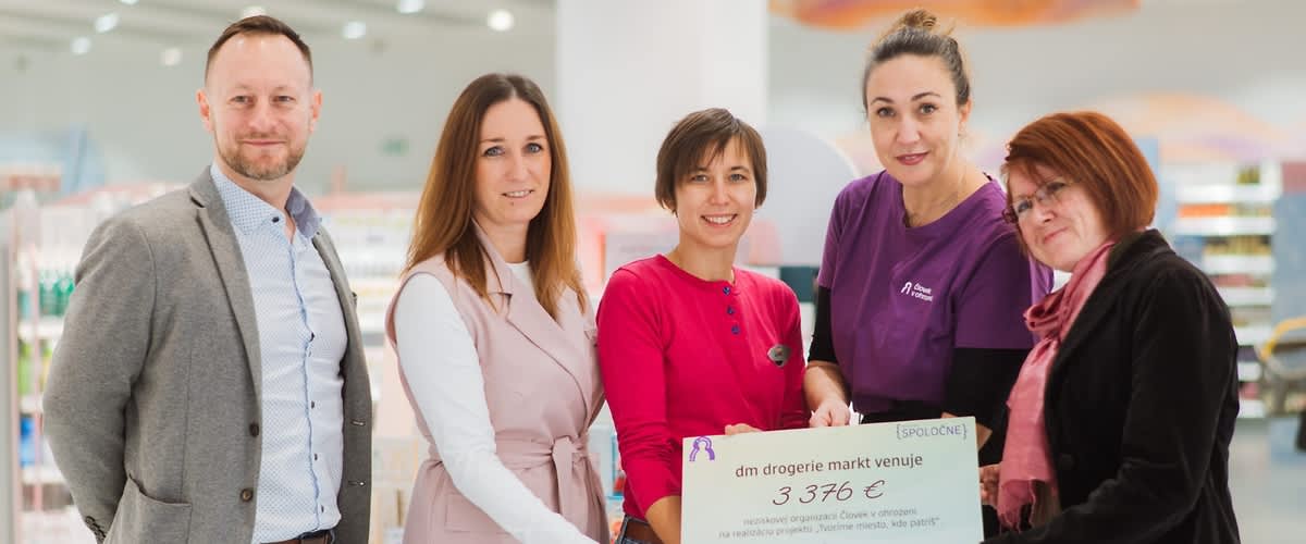 odovzdanie symbolického šeku