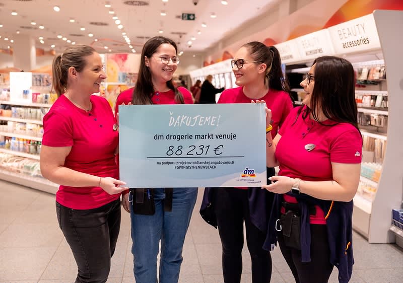 Spolupracovníčky dm v dm predajni 