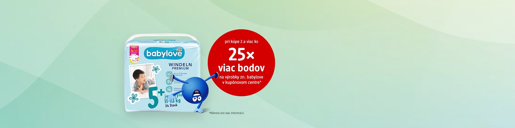 25-násobné body za nákup zn. babylove v kupónovom centre