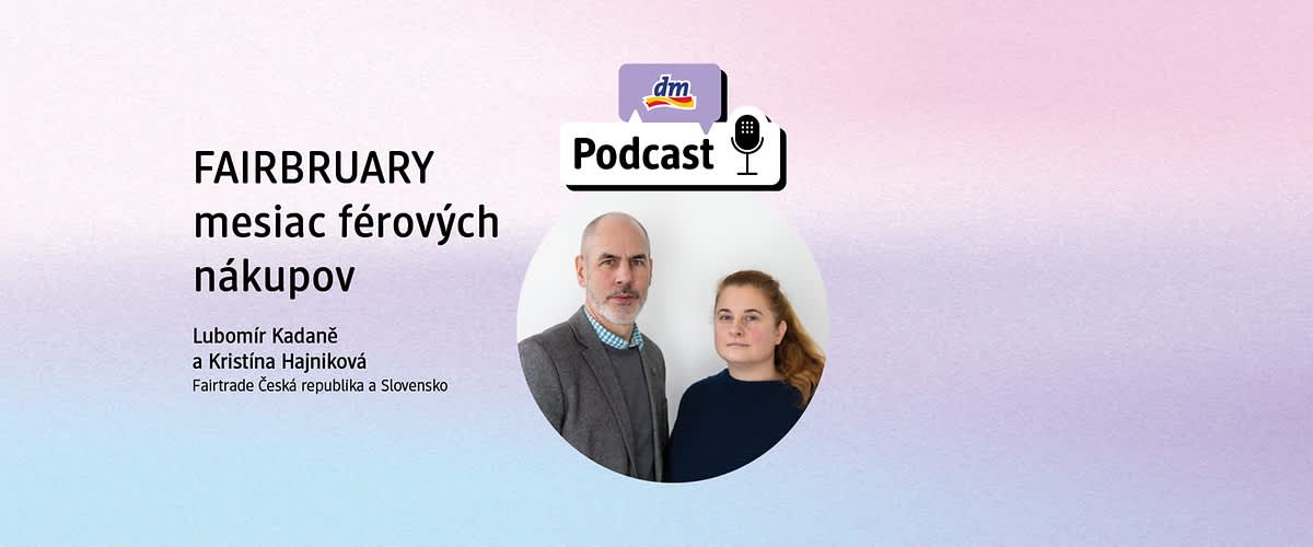 dm podcast s textom „Žite sami pre seba“ a logom dm.