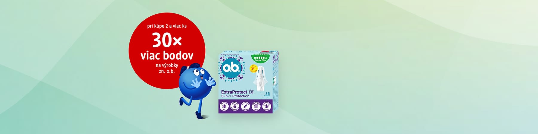 produkt zo sortimentu o.b.