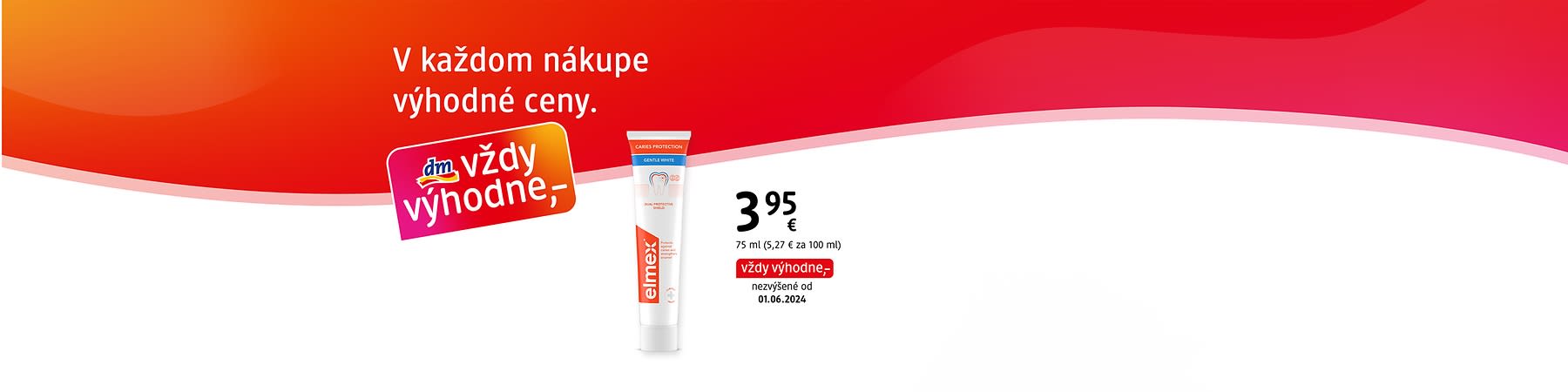 promo na zubnú pastu elmex