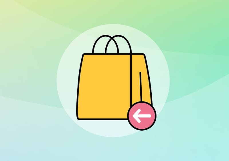 Ikona vrátenia tovaru.