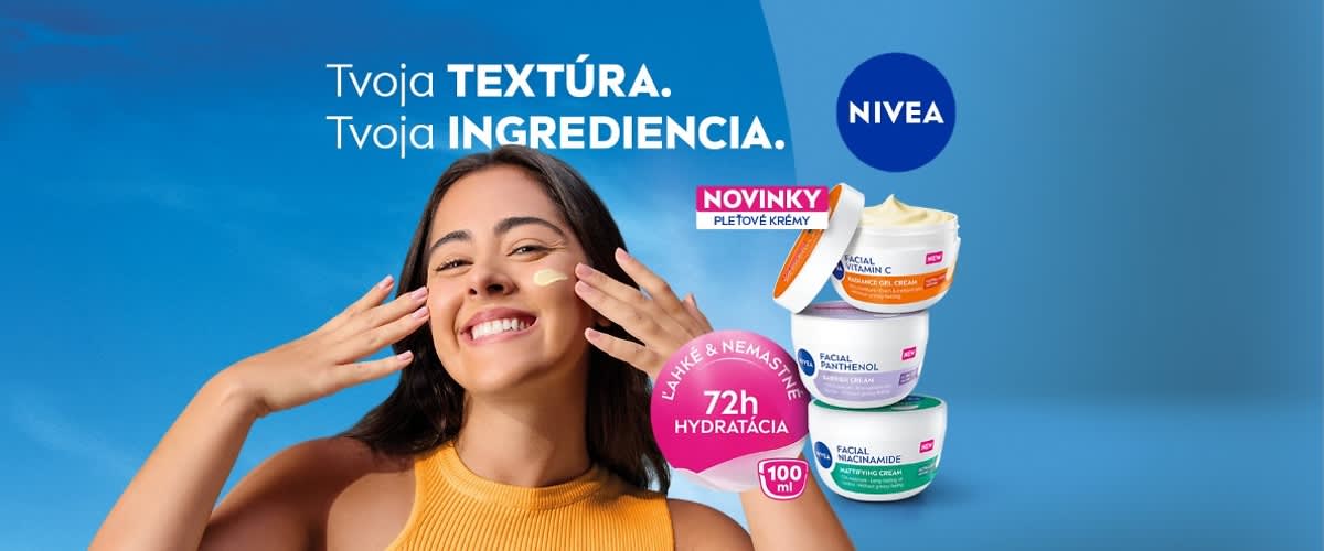 NIVEA novinky - pleťové krémy