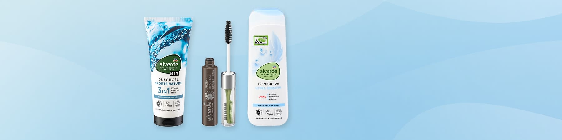produkty zn. alverde NATURKOSMETIK