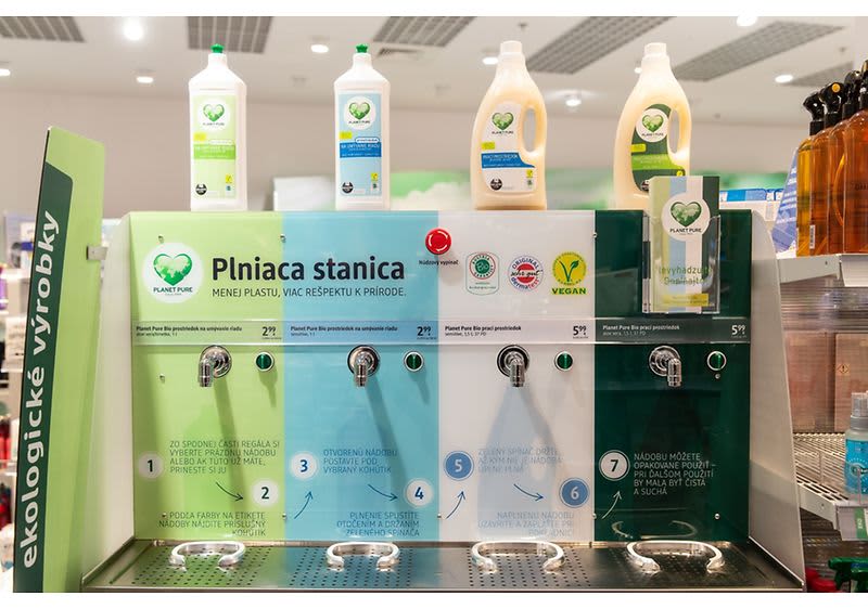 plniace stanice planet pure
