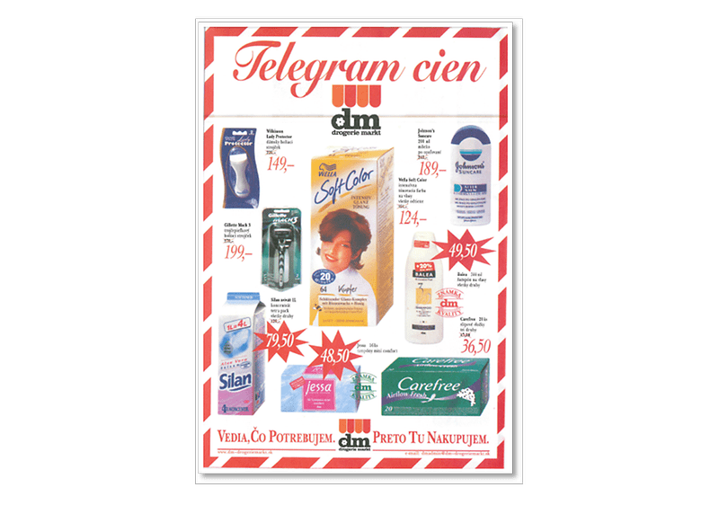 "Telegram cien",  predchodca dm Journal