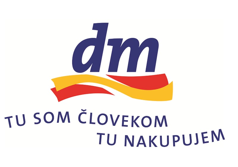 Logo dm drogerie markt.