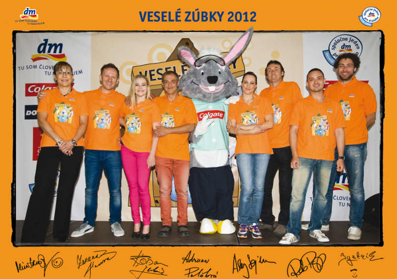 Spustenie projektu dm Veselé zúbky v roku 2012.