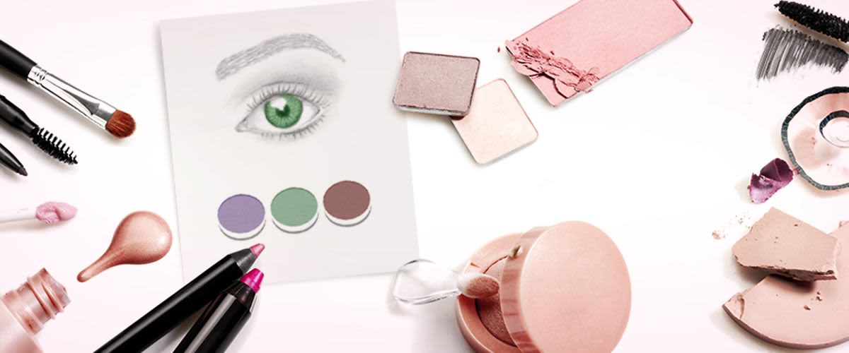 Líčenie modrých, hnedých a zelených očí