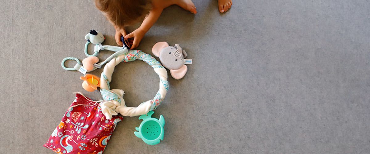 Kruh na cvičenie motoriky pre bábätko.