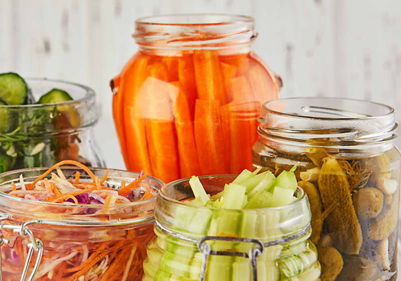 Nakladaná zelenina.