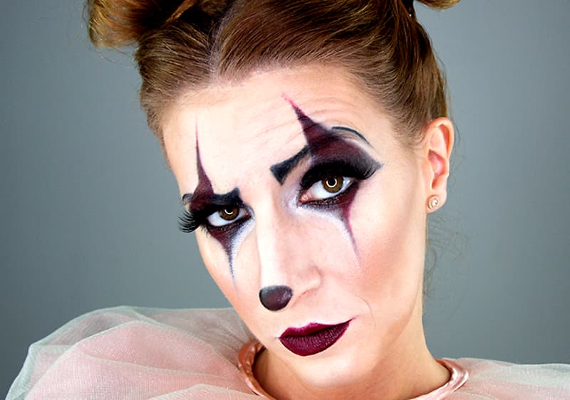 Halloweensky look - klaun