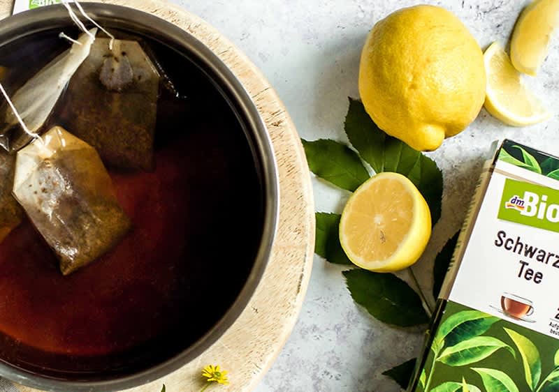 Sirup vyrobený z čaju.