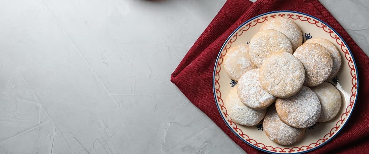 cookies na tanieri