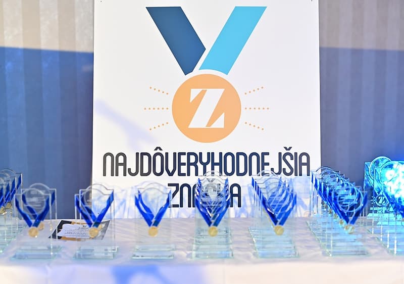 ocenenie Najdôveryhodnejšia značka