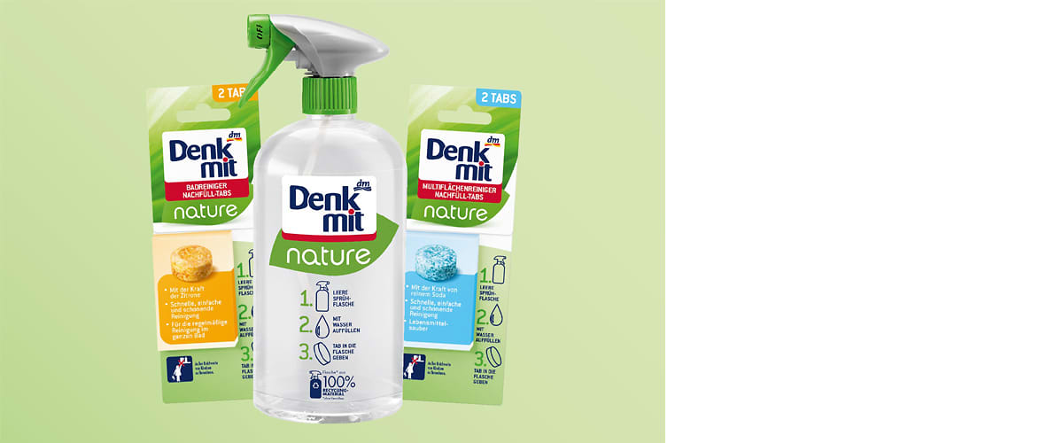 Produktový rad dm značky Denkmit nature.