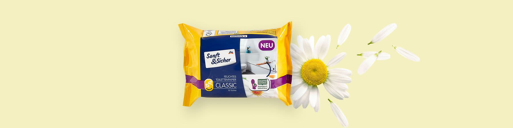 Sanft&Sicher kamilkový toaletný papier