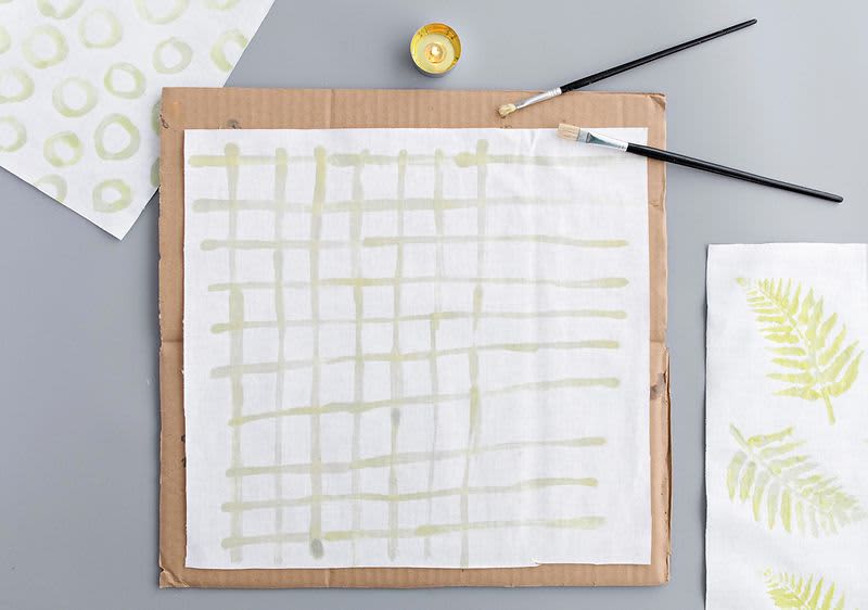 Látková servítka s naneseným voskom