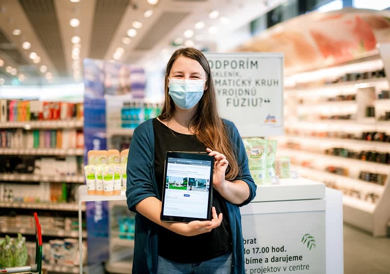 Otvorenie dm predajne v OC Mlyny v Nitre.