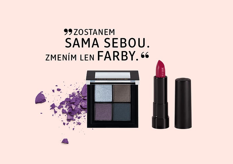 Dekoratívna kozmetika v jesenných farbách