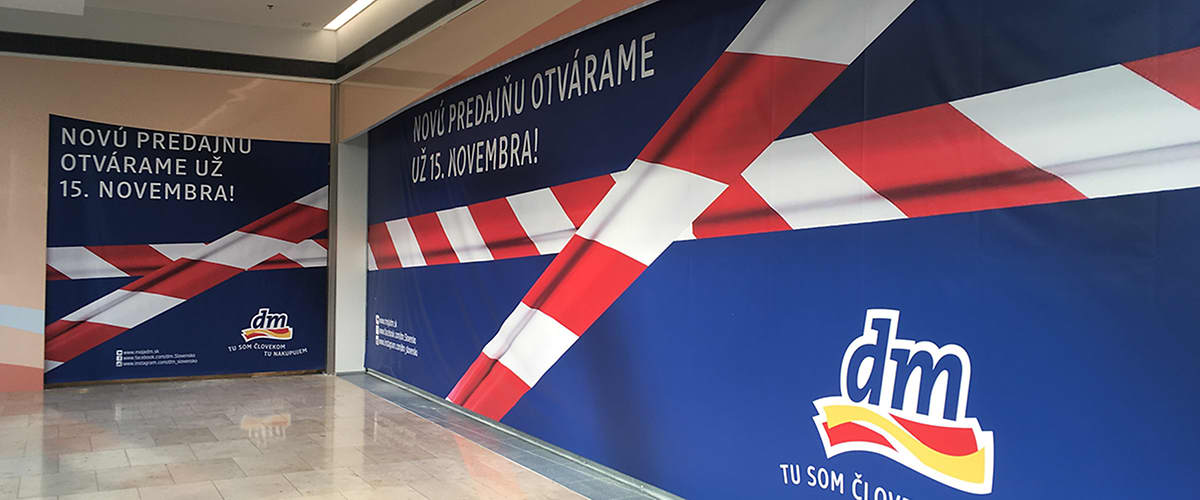 Zatvorená predajňa v Eurovei.