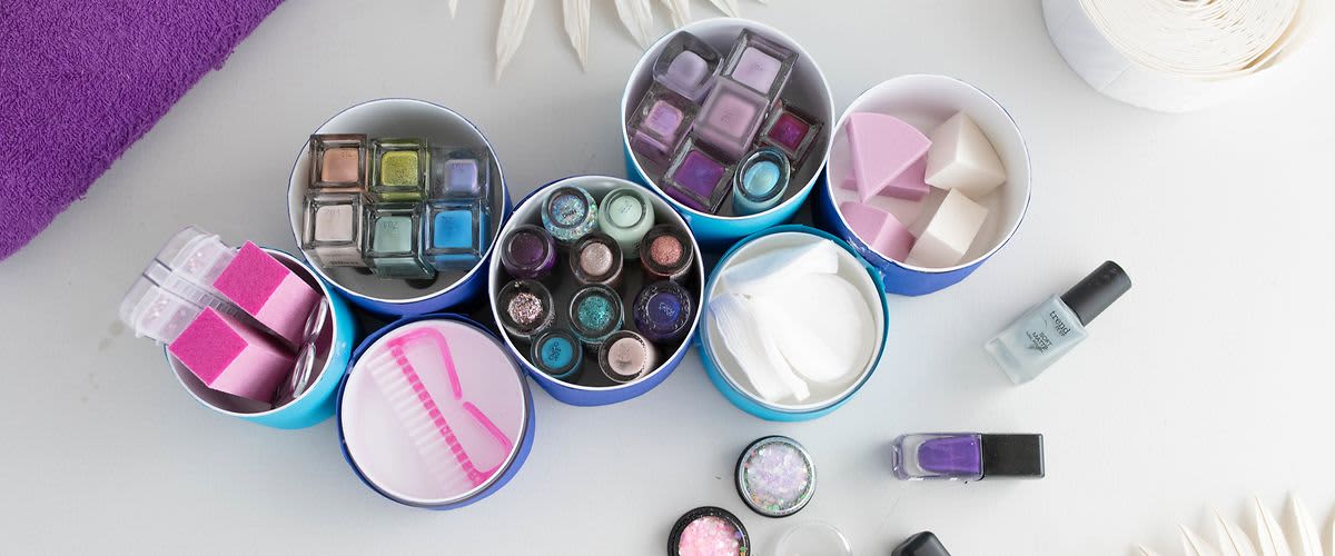 DIY organizér na nechty