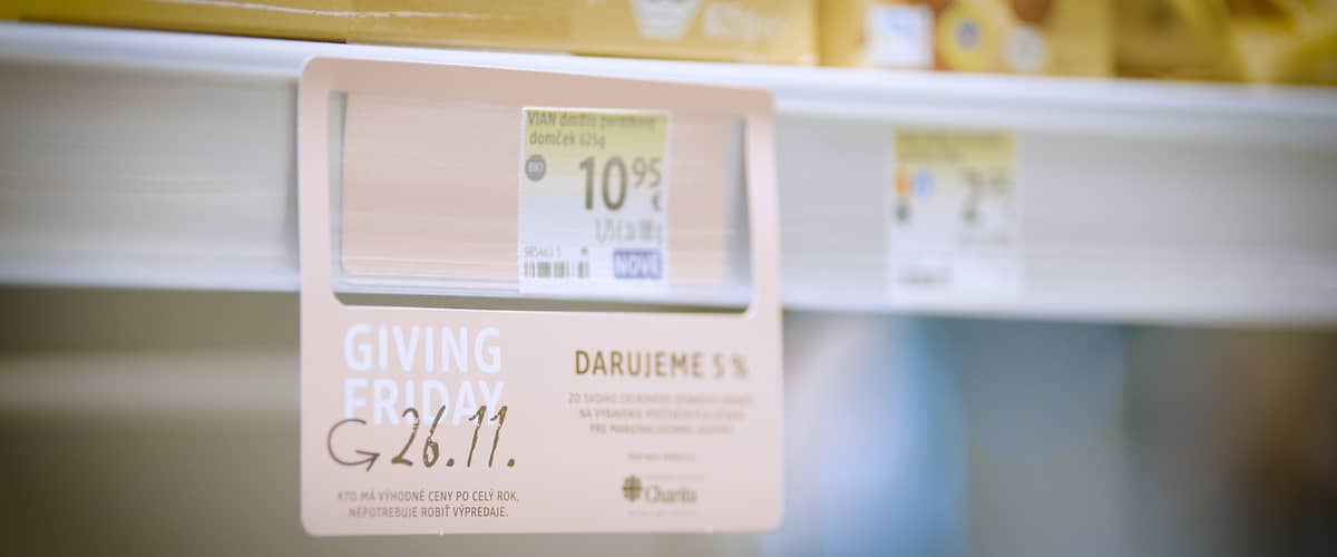 giving friday na cenovke v dm