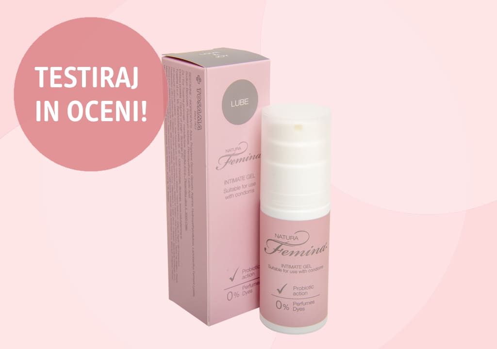 Testiraj in oceni: Natura Femina intimni gel s probiotičnim delovanjem 