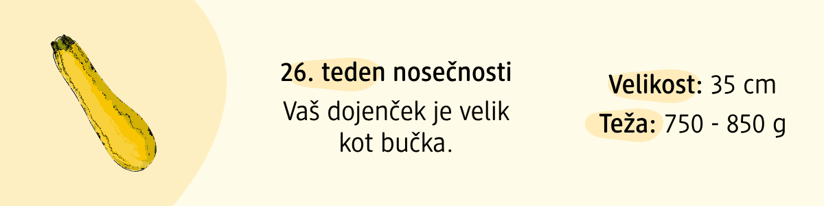 26. teden nosečnosti