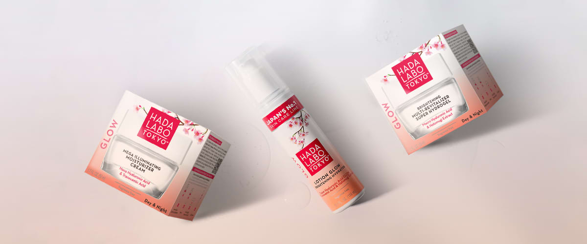 Alt-Text Hada Labo Tokyo losjon in krema za sijočo kožo