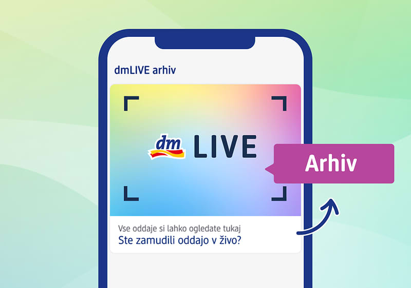 dmLIVE Schritte