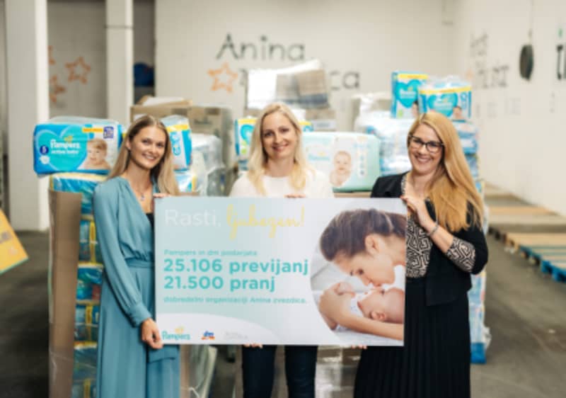 4. dobrodelno zbiranje pleničk v dm prodajalnah