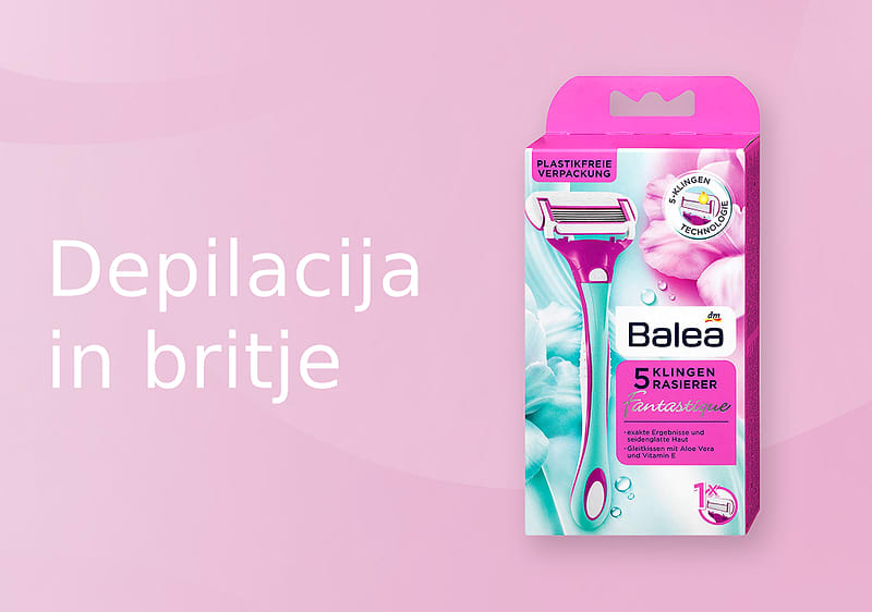 Balea izdelki za depilacijo in britje