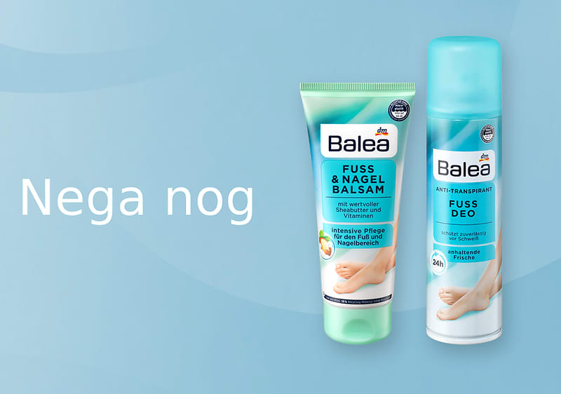 Balea izdelki za nego nog