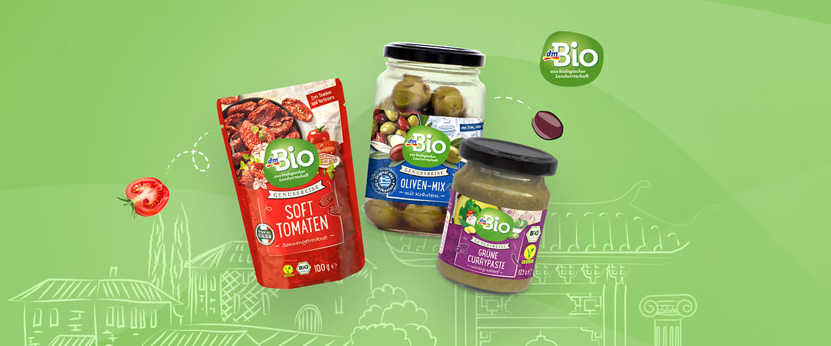 dmBio Genussreise: Tudi doma uživajte v okusih sveta