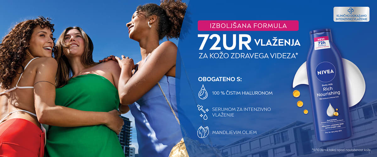 NIVEA – znamka št. 1 na svetu v negi telesa