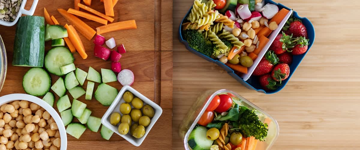 Priprava veganskih obrokov vnaprej