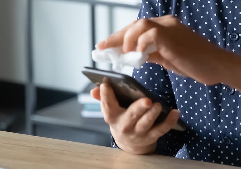 Čiščenje mobilnega telefona